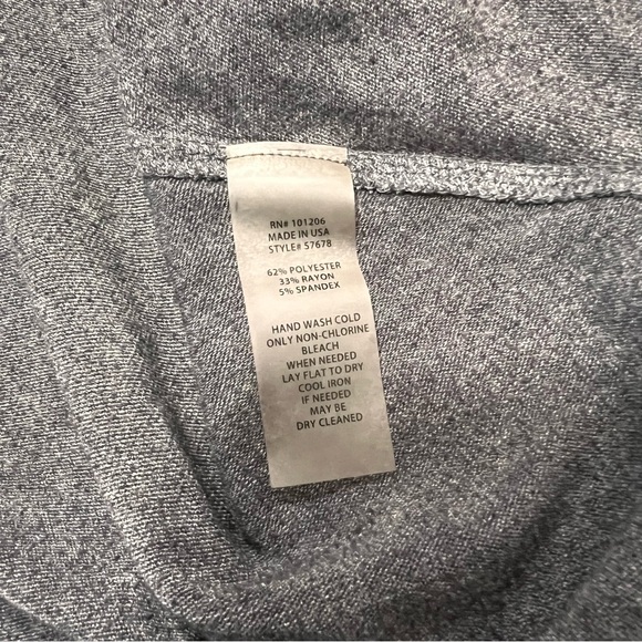 Soft Surroundings Floral Scoop Neck Handkerchief Hem Long Tunic Paisley Size 3X - Picture 10 of 12